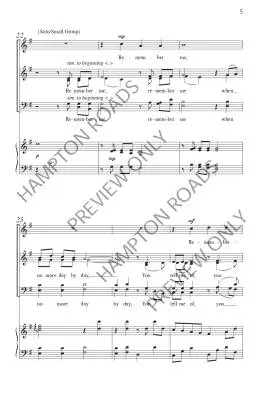 Remember Me - Trotta - Choral Octavo - SATB Accompanied
