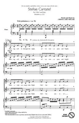 Stellae Cantate! - Miller - Choral Octavo - 2-Pt Accompanied