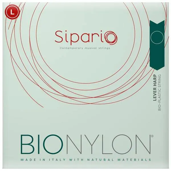 Bionylon Lever Harp Strings - Fourth Octave, D String