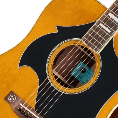 Marcus King El Dorado Acoustic/Electric Guitar with Hardshell Case - Antique Natural