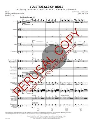 Yuletide Sleigh Rides - Trentadue - String Orchestra