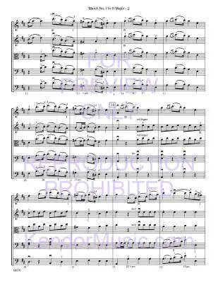 March No. 1 in D Major K. 335 - Mozart/Caponegro - String Orchestra - Gr. 4