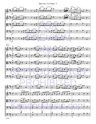 March No. 1 in D Major K. 335 - Mozart/Caponegro - String Orchestra - Gr. 4