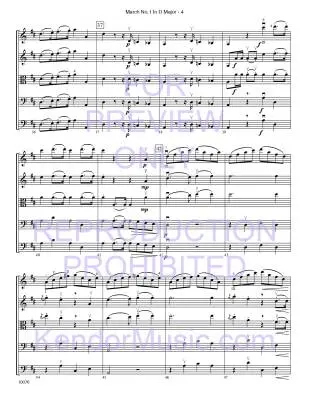 March No. 1 in D Major K. 335 - Mozart/Caponegro - String Orchestra - Gr. 4