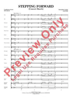 Stepping Forward - Carlin - Concert Band - Gr. 2.5
