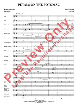 Petals on the Potomac - Harden - Concert Band - Gr. 2