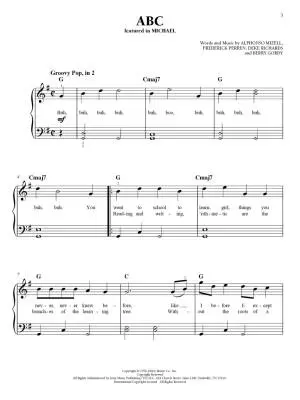 Songs from Hit Movies for Easy Piano - Book