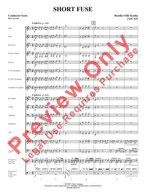 Short Fuse - Koehn - Concert Band - Gr. 1.5