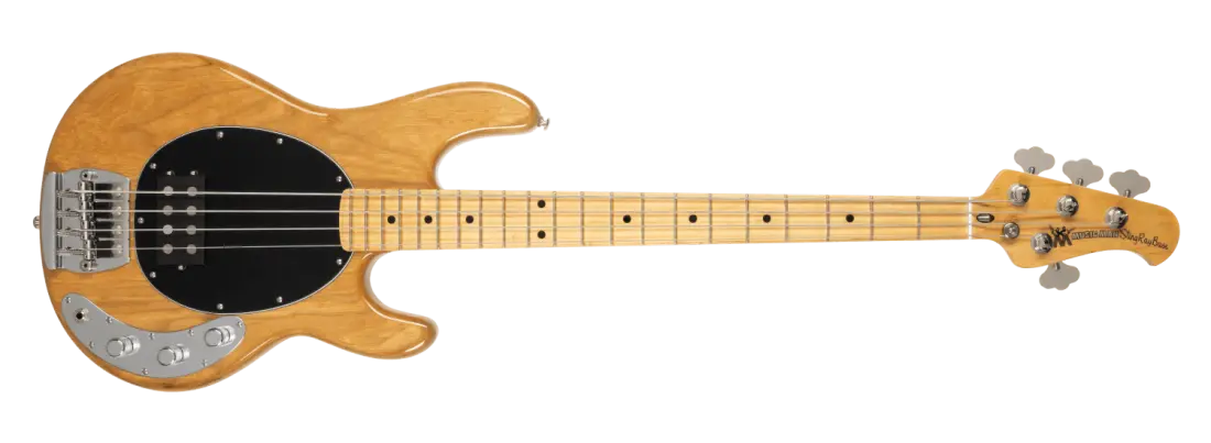 Retro \'70s StingRay Bass with Softshell Case - Heritage Natural