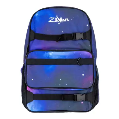 Student Backpack with Stick Bag - Purple Galaxy