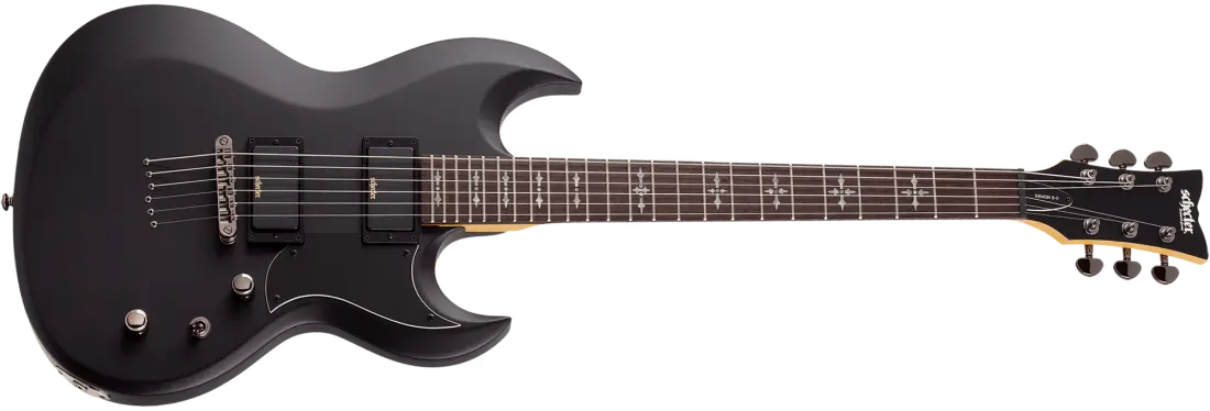 Demon S-II Electric Guitar - Satin Black