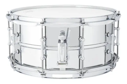 LB402BT Chrome Over Brass 6.5x14\'\' Snare Drum
