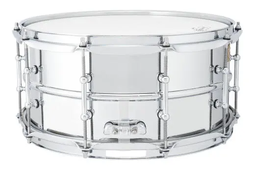LB402BT Chrome Over Brass 6.5x14\'\' Snare Drum