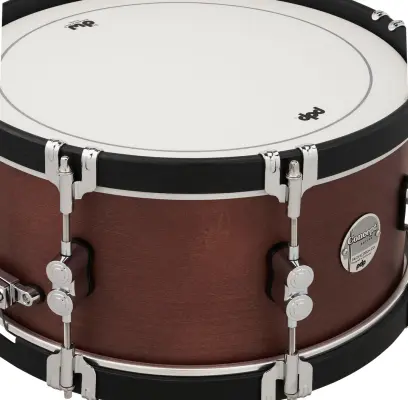 Concept Classic 6.5x14\'\' Snare Drum - Oxblood Stain with Ebony Hoops