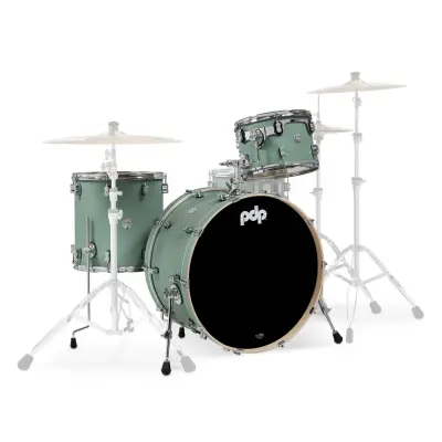 Pacific Drums - Concept Maple 3-Piece Shell Pack (24,13,16) - Satin Seafoam