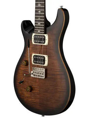 SE Custom 24 Left Handed Electric Guitar with Gig Bag - Black Gold Sunburst