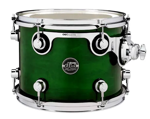 Drum Workshop - Collectors Series SSC Maple 9x12 Tom - Hunter Green Gloss