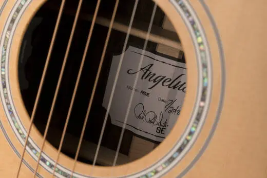 SE A60e Angelus Acoustic-Electric Guitar with Case - Natural