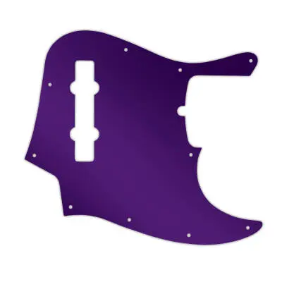 WD Music - Custom Pickguard for American Made Fender 5-String Jazz Bass - Purple Mirror