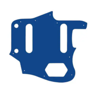 WD Music - Custom Pickguard for Fender American Professional Jaguar - Blue/White/Blue
