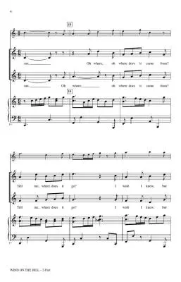 Wind on the Hill - Donnelly/Strid - Choral Octavo - 2-Pt Accompanied