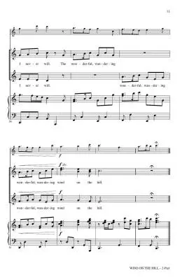 Wind on the Hill - Donnelly/Strid - Choral Octavo - 2-Pt Accompanied
