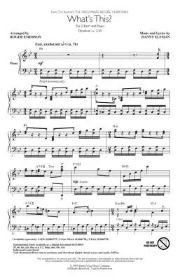 What\'s This? - Elfman/Emerson - Choral Octavo - 2-Pt Accompanied