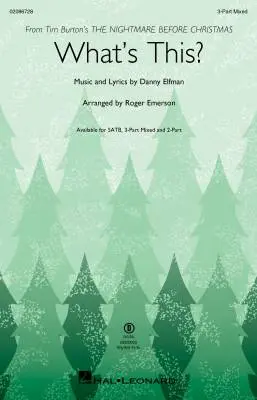 Hal Leonard - Whats This? - Elfman/Emerson - Choral Octavo - 3-Pt Mixed
