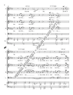Waniska (Wake Up) - Sewepagaham - Choral Octavo - SATB Accompanied