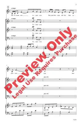 Tomorrow (from Annie) - Strouse/Gilpin - Choral Octavo - SSAB Accompanied