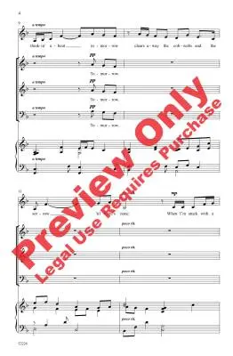 Tomorrow (from Annie) - Strouse/Gilpin - Choral Octavo - SSAB Accompanied