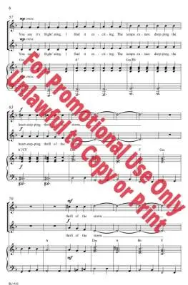 Thrill of the Storm - DiMarzio - Choral Octavo - Unison/2-Part Accompanied