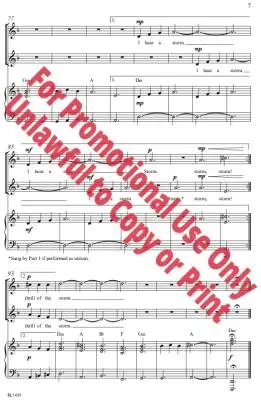 Thrill of the Storm - DiMarzio - Choral Octavo - Unison/2-Part Accompanied