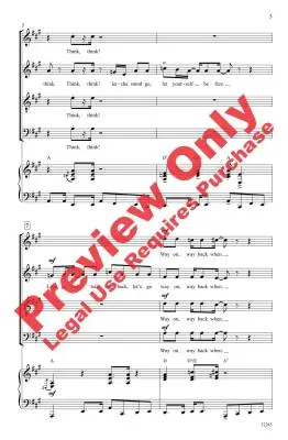 Think - Anderson/Zaino - Choral Octavo - SATB Accompanied