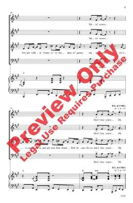 Think - Anderson/Zaino - Choral Octavo - SATB Accompanied