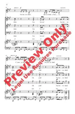 Think - Anderson/Zaino - Choral Octavo - SATB Accompanied