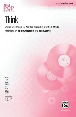 Alfred Publishing - Think - Anderson/Zaino - Choral Octavo - SATB Accompanied