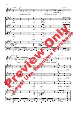 Think - Anderson/Zaino - Choral Octavo - SSA Accompanied