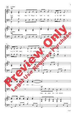 Talj, Talj - Beck - Choral Octavo - SATB Accompanied