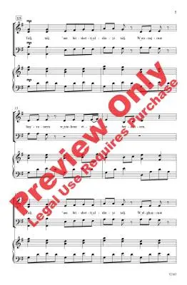Talj, Talj - Beck - Choral Octavo - SATB Accompanied