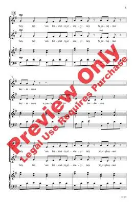 Talj, Talj - Beck - Choral Octavo - 2-Pt Accompanied