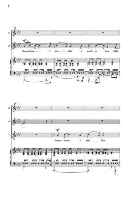 Sometimes I Feel Like a Motherless Child - Trotignon/LaBarr - Choral Octavo - SATB Accompanied