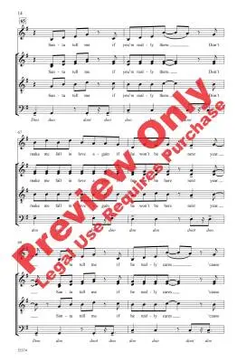 Santa Tell Me - Grande/Sharpe - Choral Octavo - SATB A Cappella