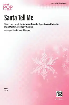 Alfred Publishing - Santa Tell Me - Grande/Sharpe - Choral Octavo - SATB A Cappella