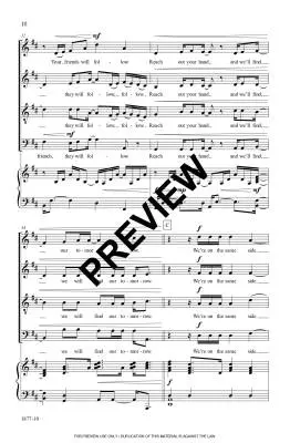 Same Side - Carlson - Choral Octavo - SATB Accompanied