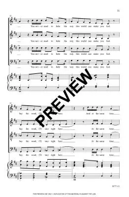 Same Side - Carlson - Choral Octavo - SATB Accompanied