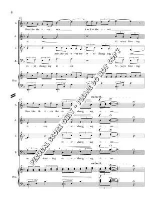 Riverbend - Parrotta - Choral Octavo - SATB Accompanied