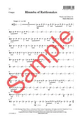 Rhumba of Rattlesnakes - Burrows - Choral Octavo - 2-Pt Accompanied