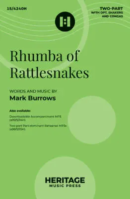 Heritage Music Press - Rhumba of Rattlesnakes - Burrows - Choral Octavo - 2-Pt Accompanied
