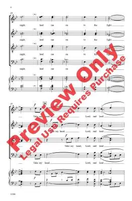 Precious Lord, Take My Hand - Dorsey - Choral Octavo - SATB A Cappella